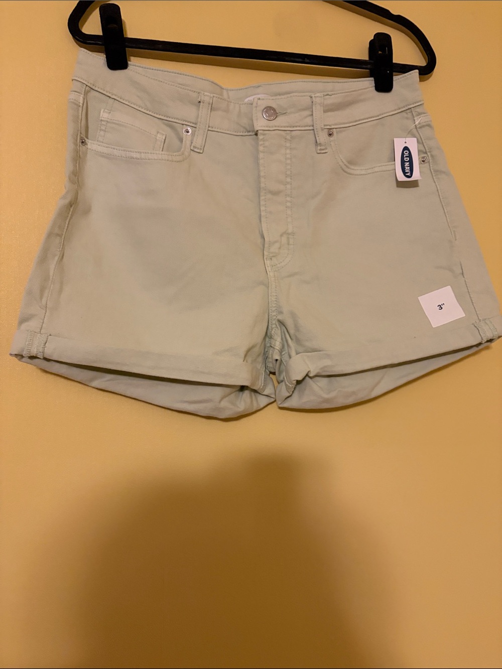 Old Navy Light Mint Jean Shorts